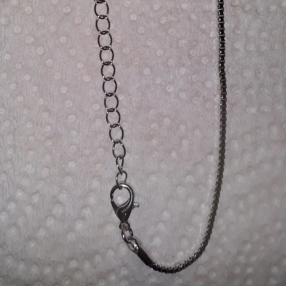 NEW Silver Star of David Megan Pendant Necklace 18k white gold pl over ss NWT